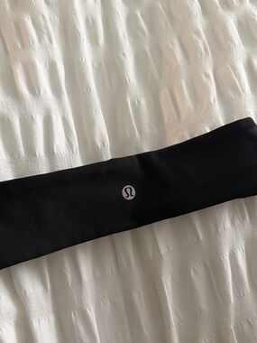 lululemon athletica Black Logo Headband